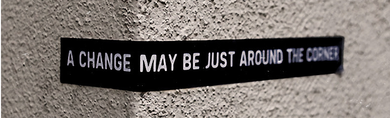 Change may be just around the corner